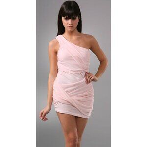 NEW Alice + Olivia Draped one shoulder dress